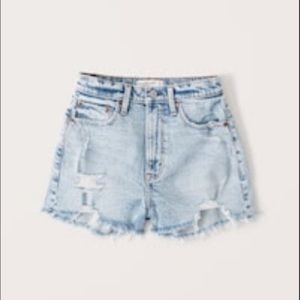 A&F Curve Love High Rise Mom Shorts